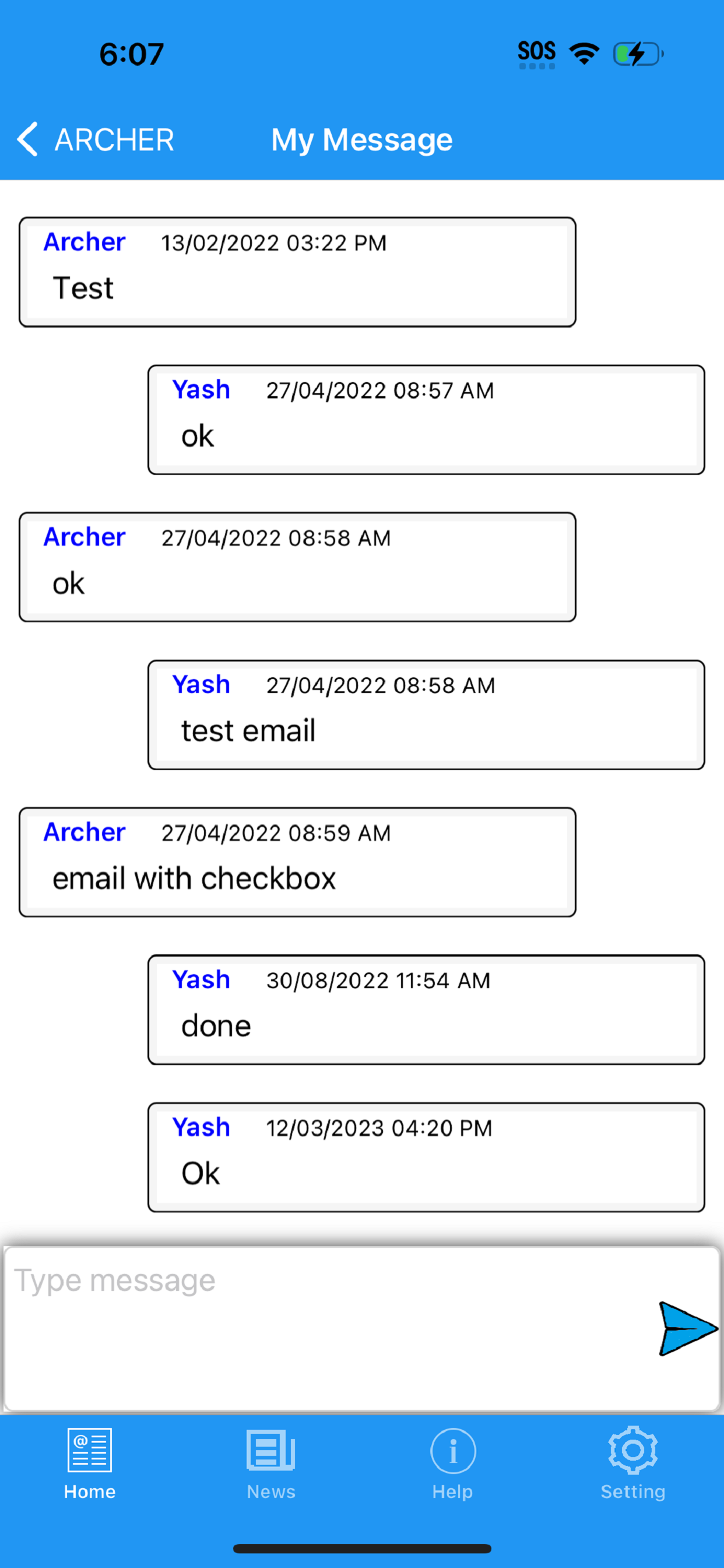 ARCHER MOBILE APP