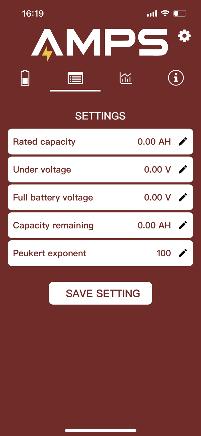 AMPS Battery Monitor