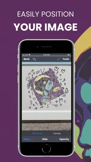 Screenshot von Doodle Grid For Artists auf dem iPhone 4