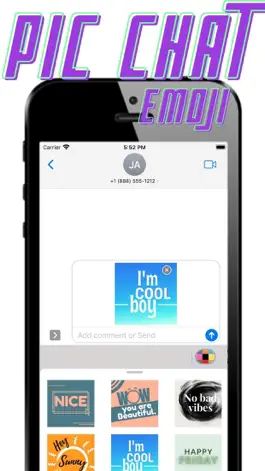 Game screenshot Pic Chat Emoji apk