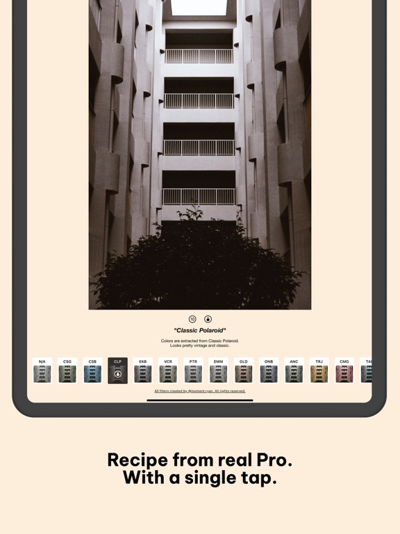 Negative - Film Look Filter. iPad screenshot 5 - Photo & Video app