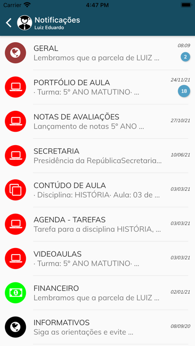 Colégio Padrão Internacional Screenshot