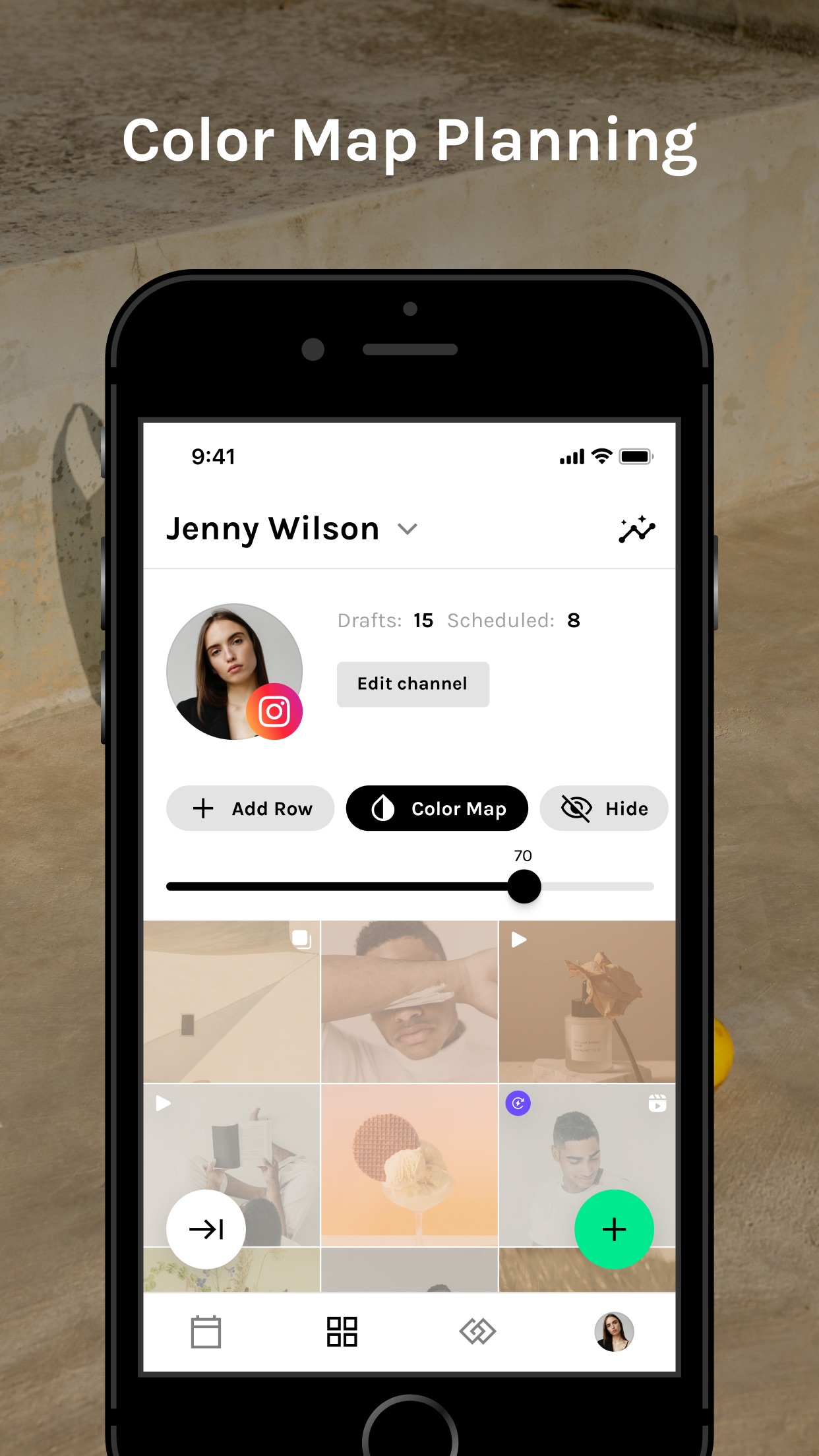 Screenshot do app Layout for Instagram — UNUM