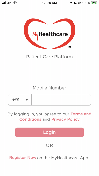 MyHealthcare Screenshot