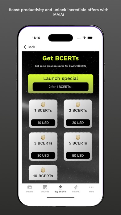 BlockCerts IDCERTin Screenshot