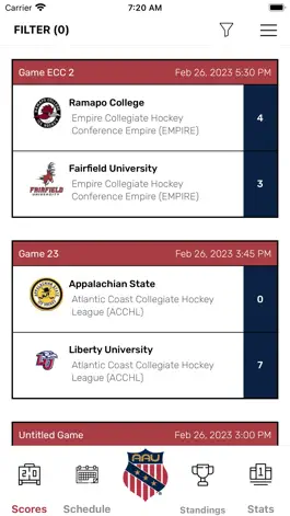 Game screenshot AAU College Hockey mod apk