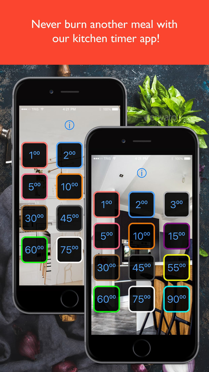 Kitchen timer with alarm