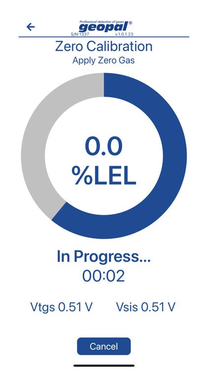 GP NOVA gas detector screenshot-8