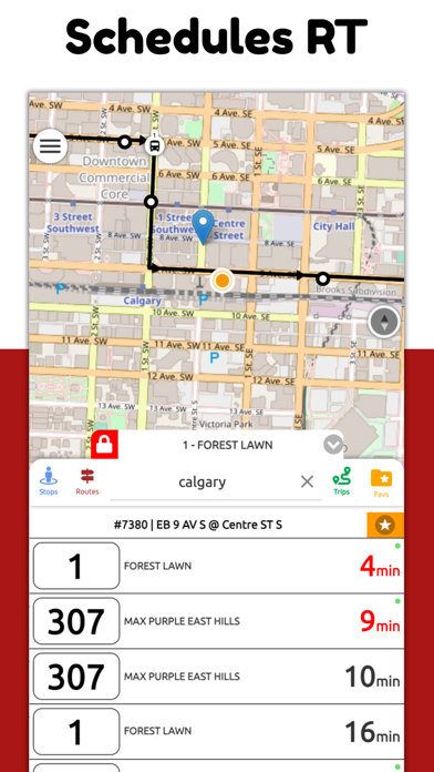 Calgary Transit RT Screenshot