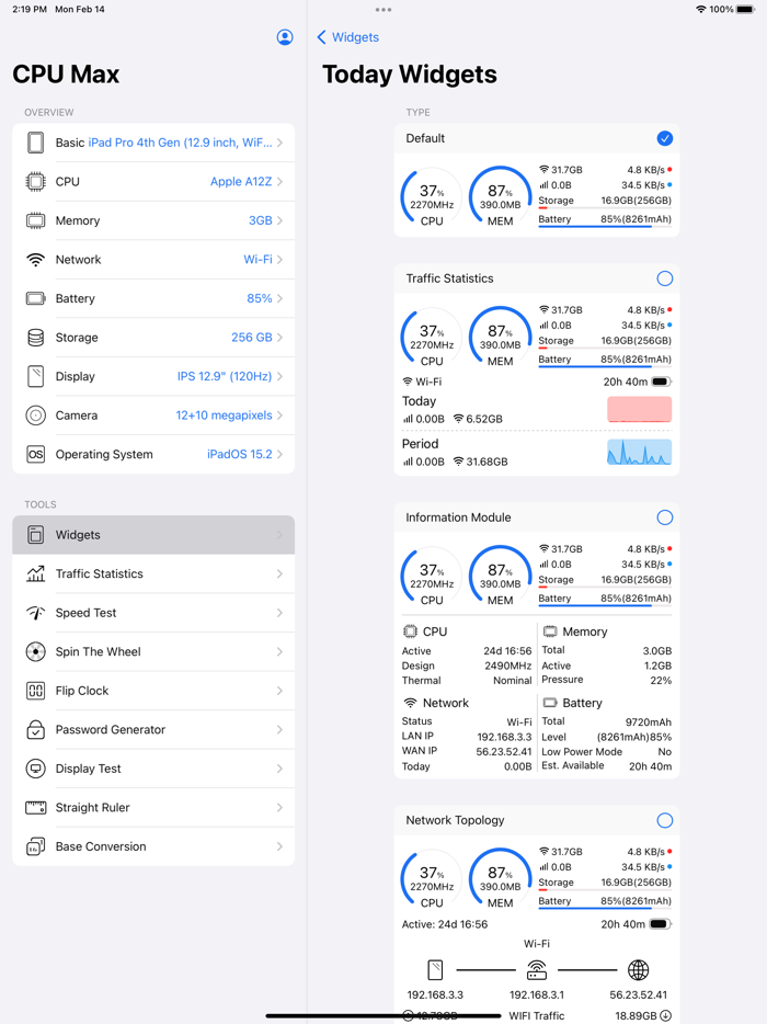 CPU Max x mobile Spin Wheel