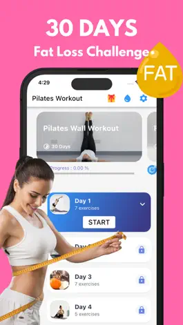 Game screenshot Wall Pilates Challenge & Fit hack