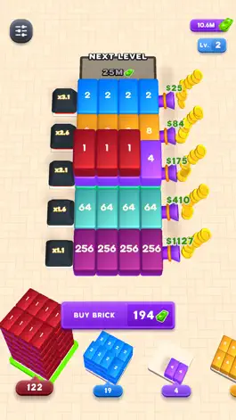 Game screenshot Money Bricks 2048 apk