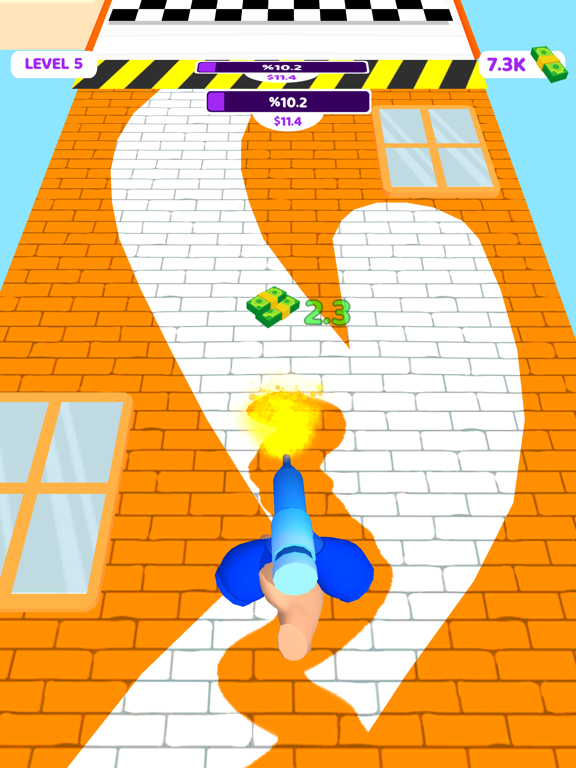 Paint Brush Run iPad screenshot 7 - Games app