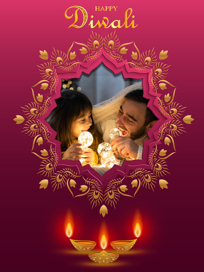 Diwali Photo Frames - Editor