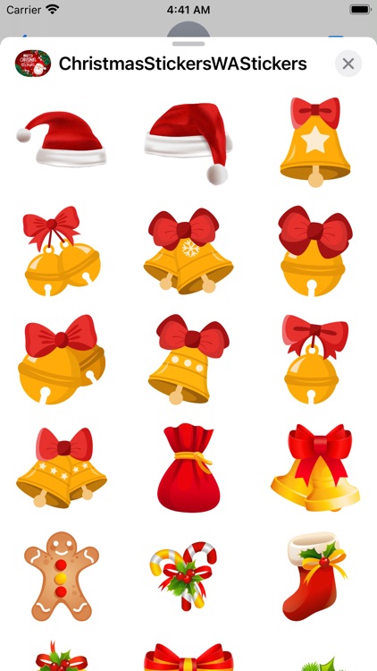 Christmas Stickers -WA Message screenshot-7