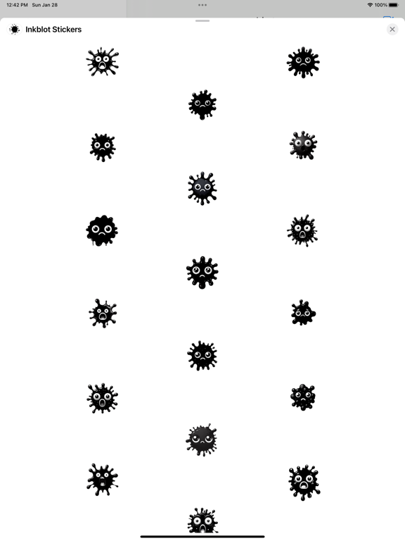 Screenshot #4 pour Inkblot Stickers