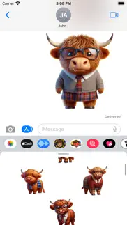 How to cancel & delete highland cow stickers 2