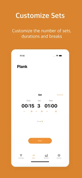 Game screenshot Plankstar: Plank workout timer apk