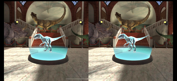 Virtual Reality Dinosaurs