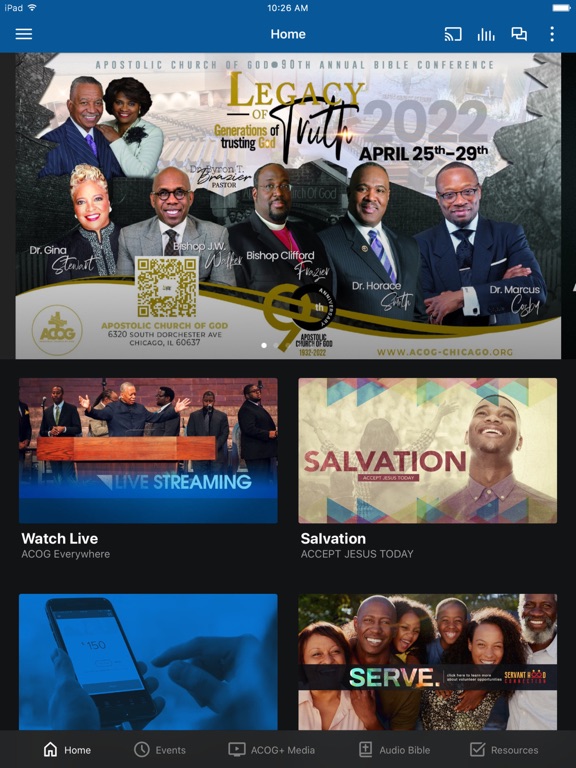 ACOG Chicago iPad screenshot 1 - Lifestyle app