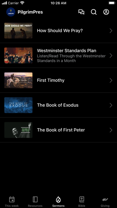Pilgrim Pres Screenshot