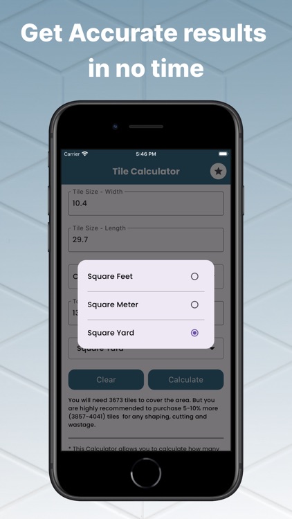 Tiles Calculator Floor & Wall
