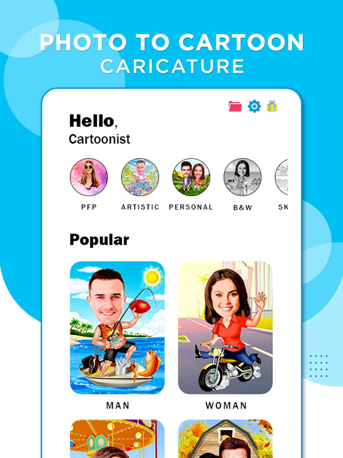 Color Cartoon Caricature Maker