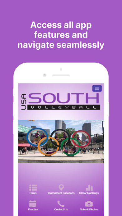 USA South Volleyball Screenshot