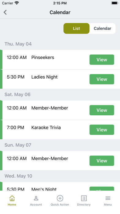 Canebrake Country Club Screenshot