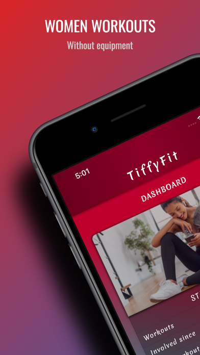 TiffyFit - Women Fitness App Screenshot
