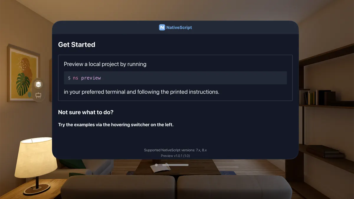 NativeScript Preview screenshot 1