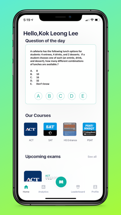WU Test Prep Screenshot