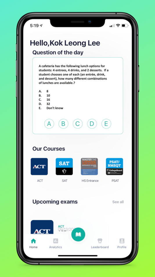 #4. WU Test Prep (iOS) 由: Lauren Wetherbee