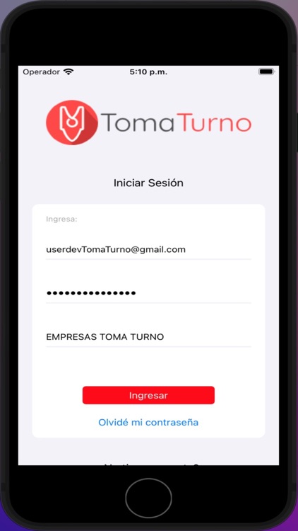Toma Turno Corporativo