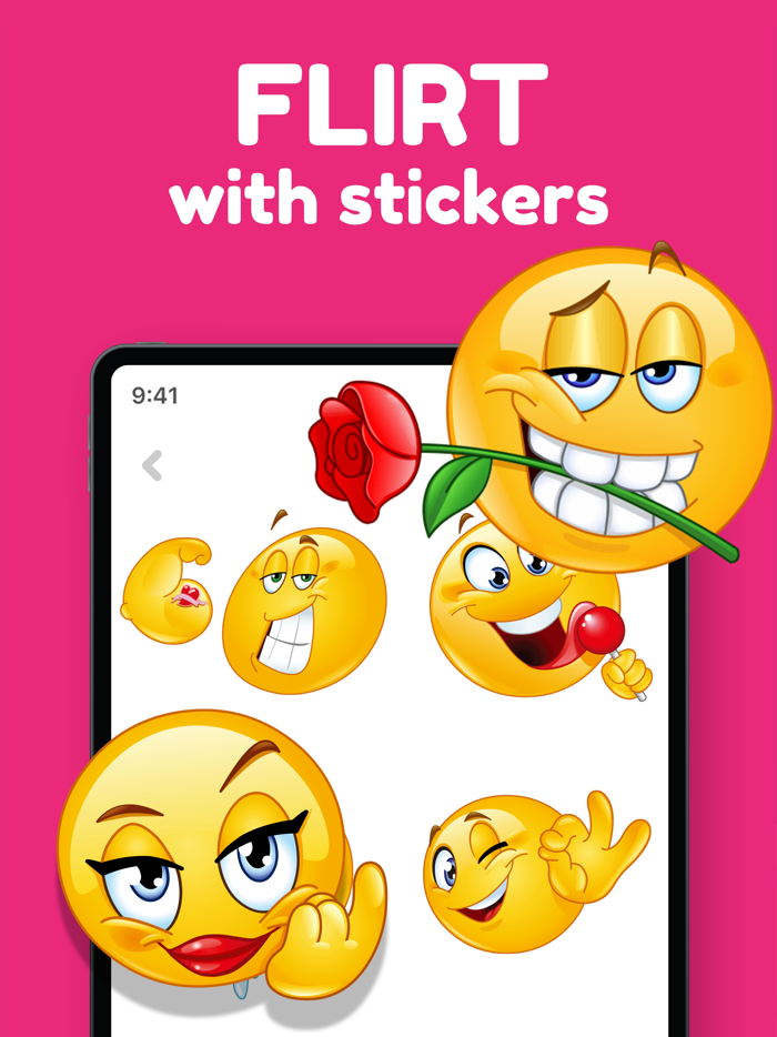 Pop Love Stickers and Emojis