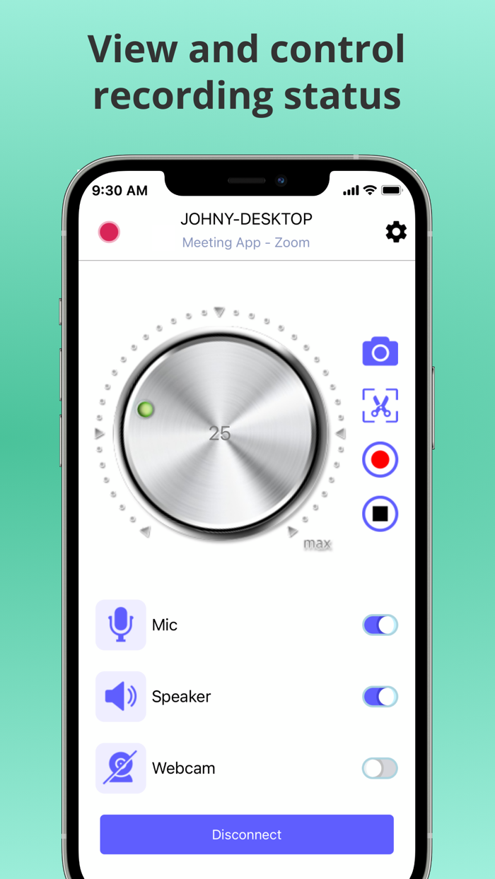 Live Meeting Control