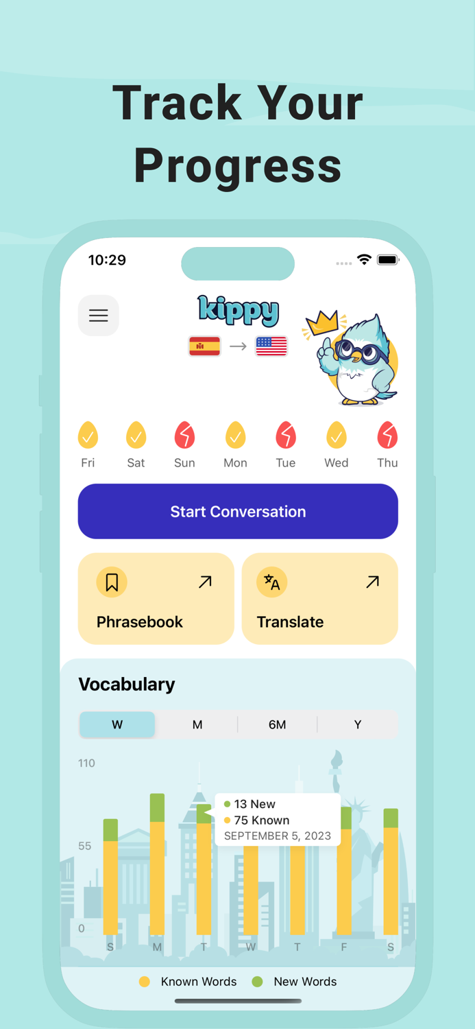 Learn Spanish English Kippy AI