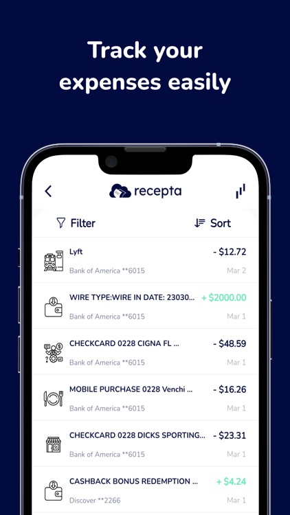 Recepta Expense Manager