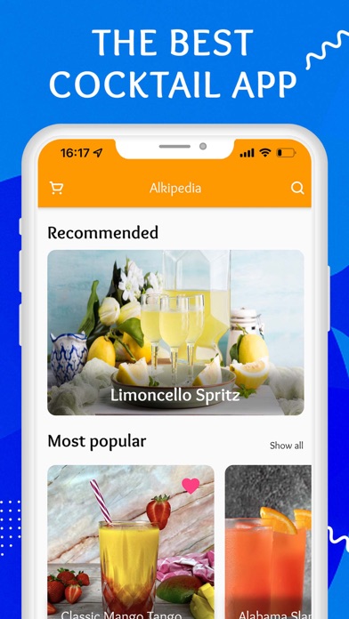 Alkipedia - Cocktail Recipes Screenshot