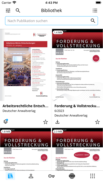 AnwaltVerlag - Fachbibliothek Screenshot