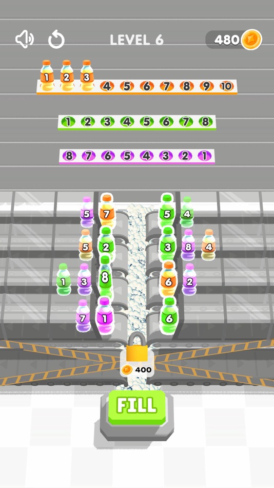 #5. Bottles Up! (iOS) 由: Virtual Projects Oyun Yazilim Ve Teknoloji