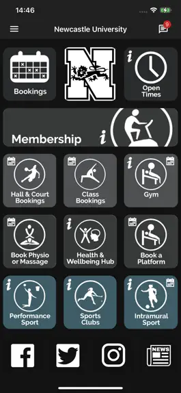 Game screenshot Newcastle University Sport App mod apk