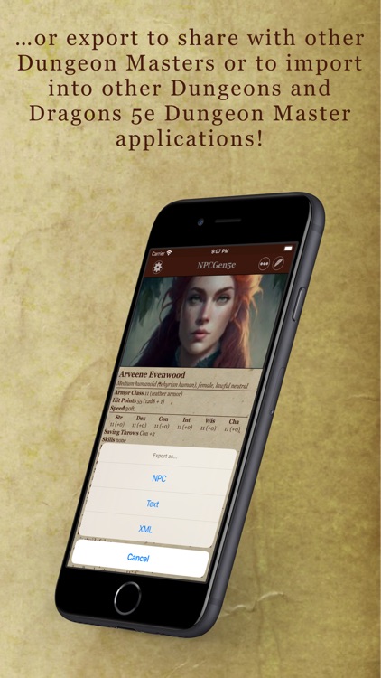 NPCGen5e screenshot-3