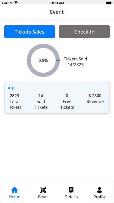 Eventprix Screenshot