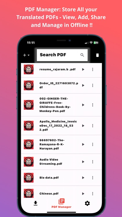 PDF Language Translator