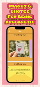 Sorry Forgive Card Status Gifs screenshot #4 for iPhone