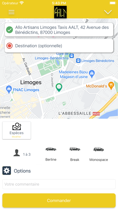 Screenshot #2 pour Allo Artisans Limoges Taxis