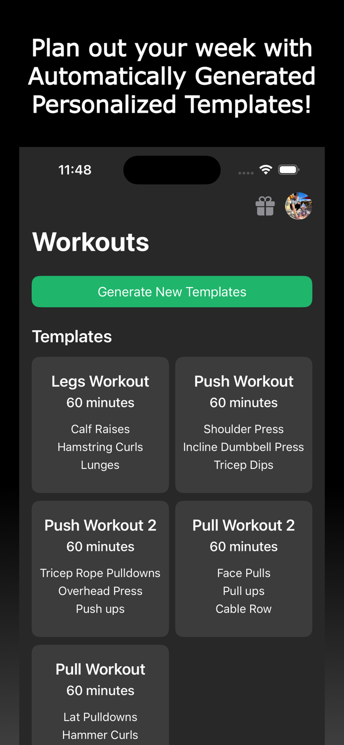 GetFit - Personalized Workouts