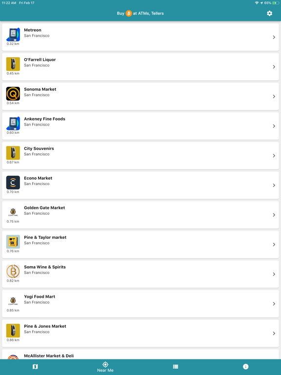 Screenshot #6 pour CoinATMRadar - Bitcoin ATM Map
