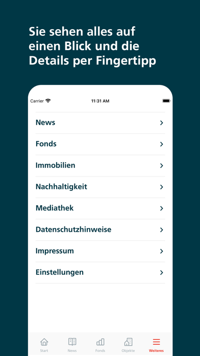 Deka Immobilienfonds Screenshot